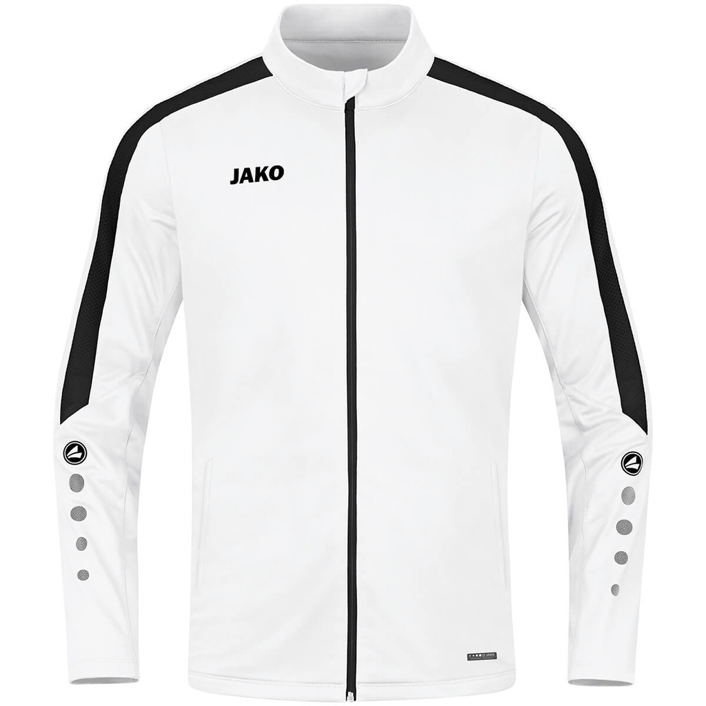 [9323000S] JAKO 9323 Veste polyester Power (S, 000 Blanc)