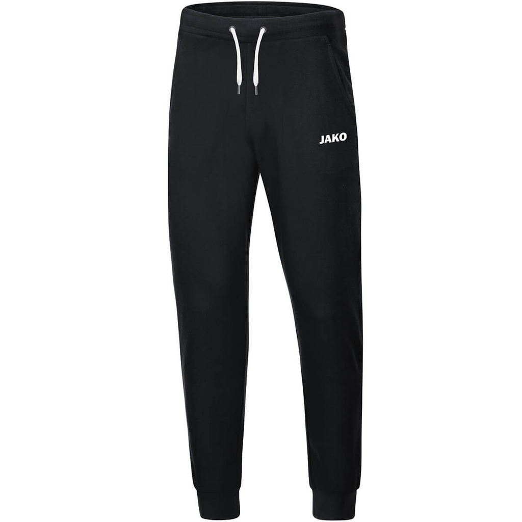 [656508128] JAKO 6565 Pantalon jogging Base avec bord - ENFANT (128, 08 Noir)