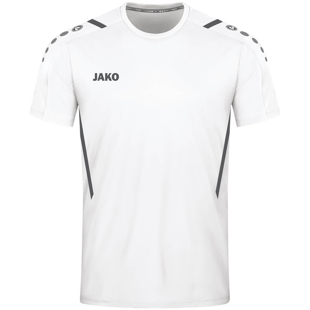 [4221002116] JAKO 4221 Maillot Challenge - ENFANT (116, 002 Blanc/Antra Light)
