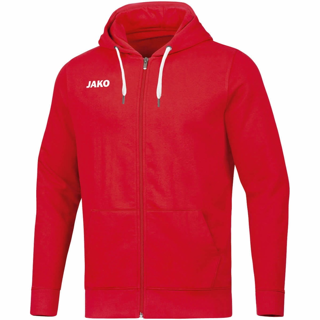 [686501S] JAKO 6865 Veste à capuchon Base (S, 01 Rouge)