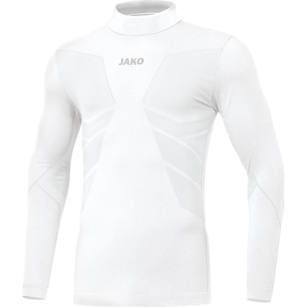 [695500S] JAKO 6955 Maillot à col relevé Comfort 2.0 (S, 00 Blanc)