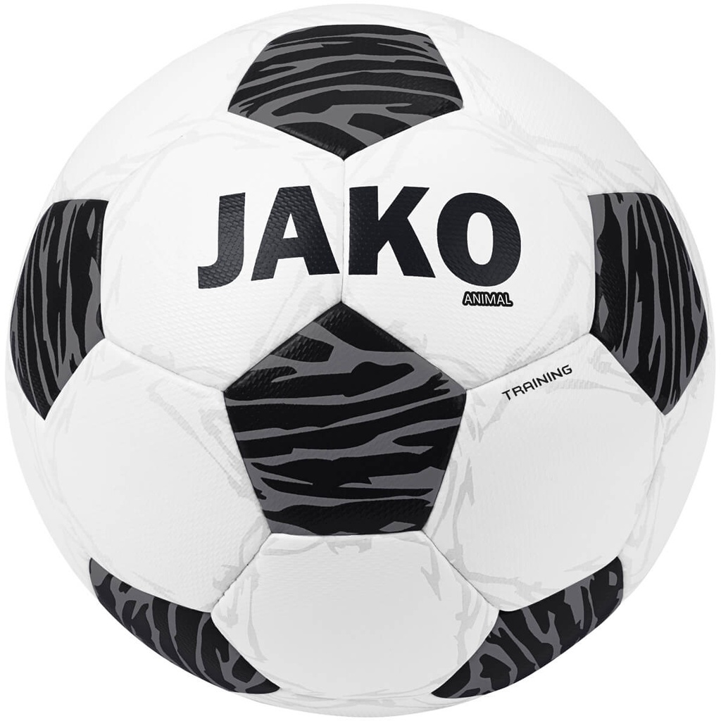 [23137014] JAKO 2313 - Ballon Animal Entrainement (701 blanc/noir/gris pierre, 4)