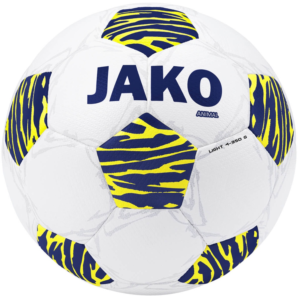 [23146424] JAKO 2314 - Ballon Animal Light (642 blanc/navy/jaune fluo, 4 (350gr))