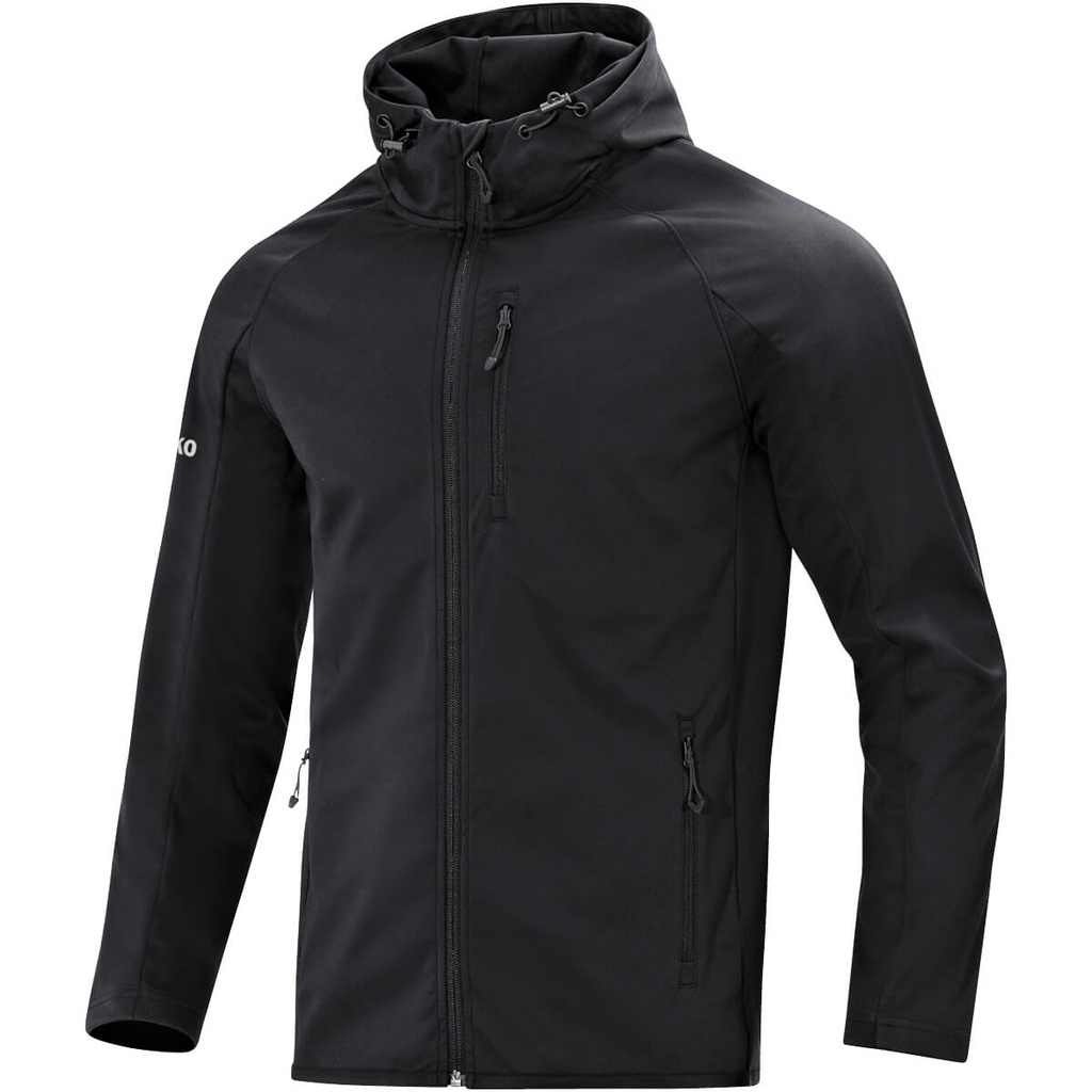[760508S] JAKO 7605 Veste softshell light (S, 08 Noir)