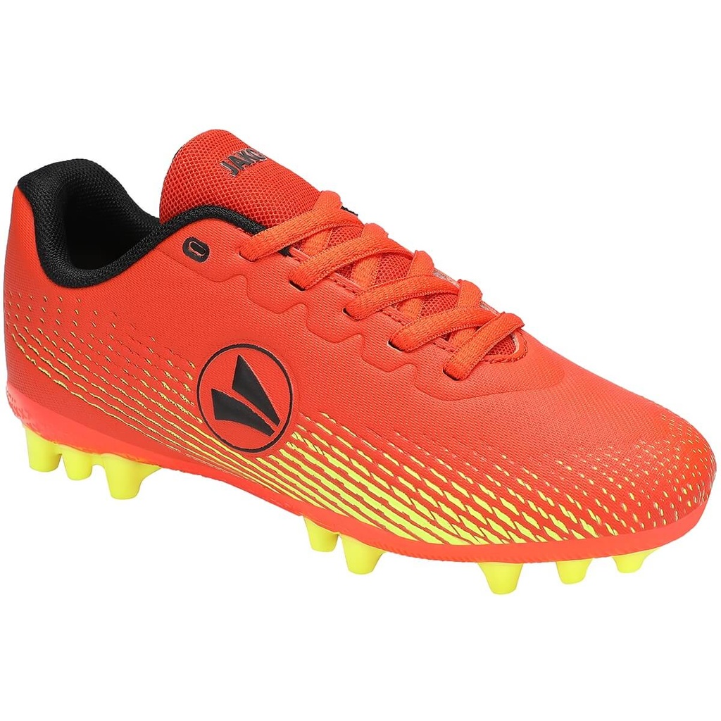 JAKO 5514 Chaussure de football Lightning AG Junior (37, 372 flamme/jaune fluo)