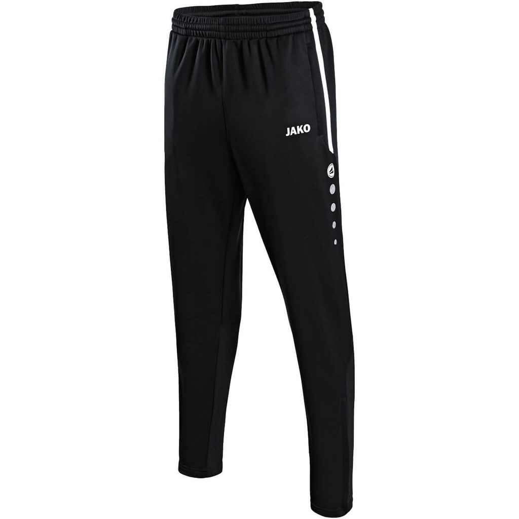 [849508S] JAKO 8495 Pantalon d'entraînement Active (S, 08 Noir/Blanc)