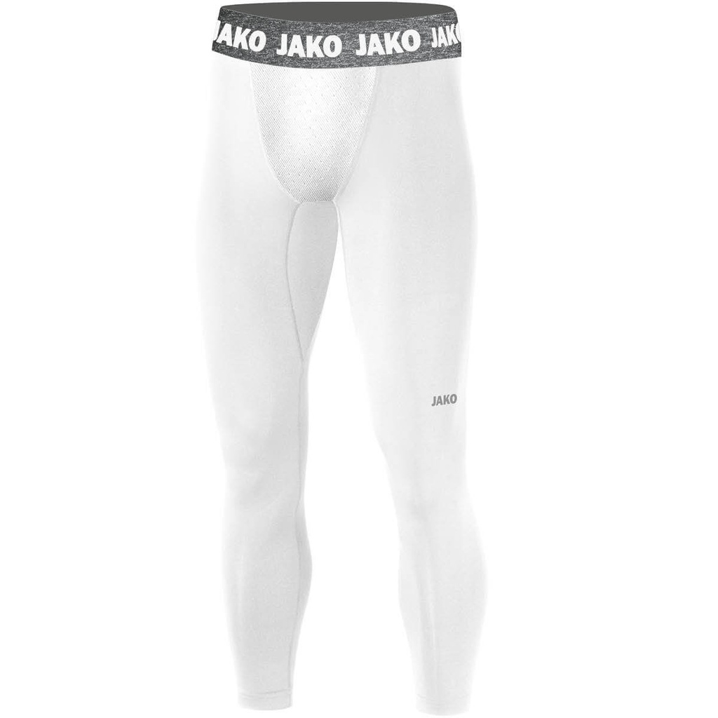 [846100140] JAKO 8451 Cuissard long Compression 2.0 - ENFANT (140, 00 Blanc)