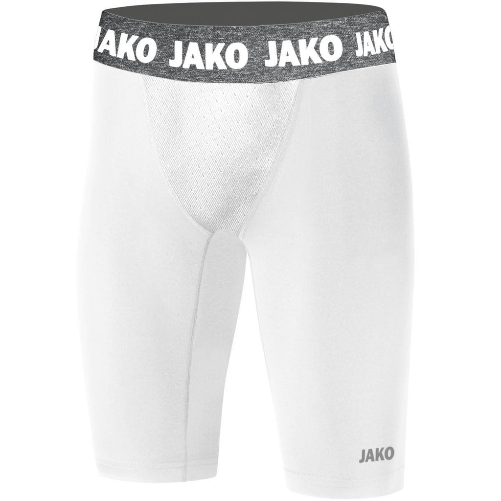 [855100S] JAKO 8551 Cuissard court Compression 2.0 (S, 00 Blanc)