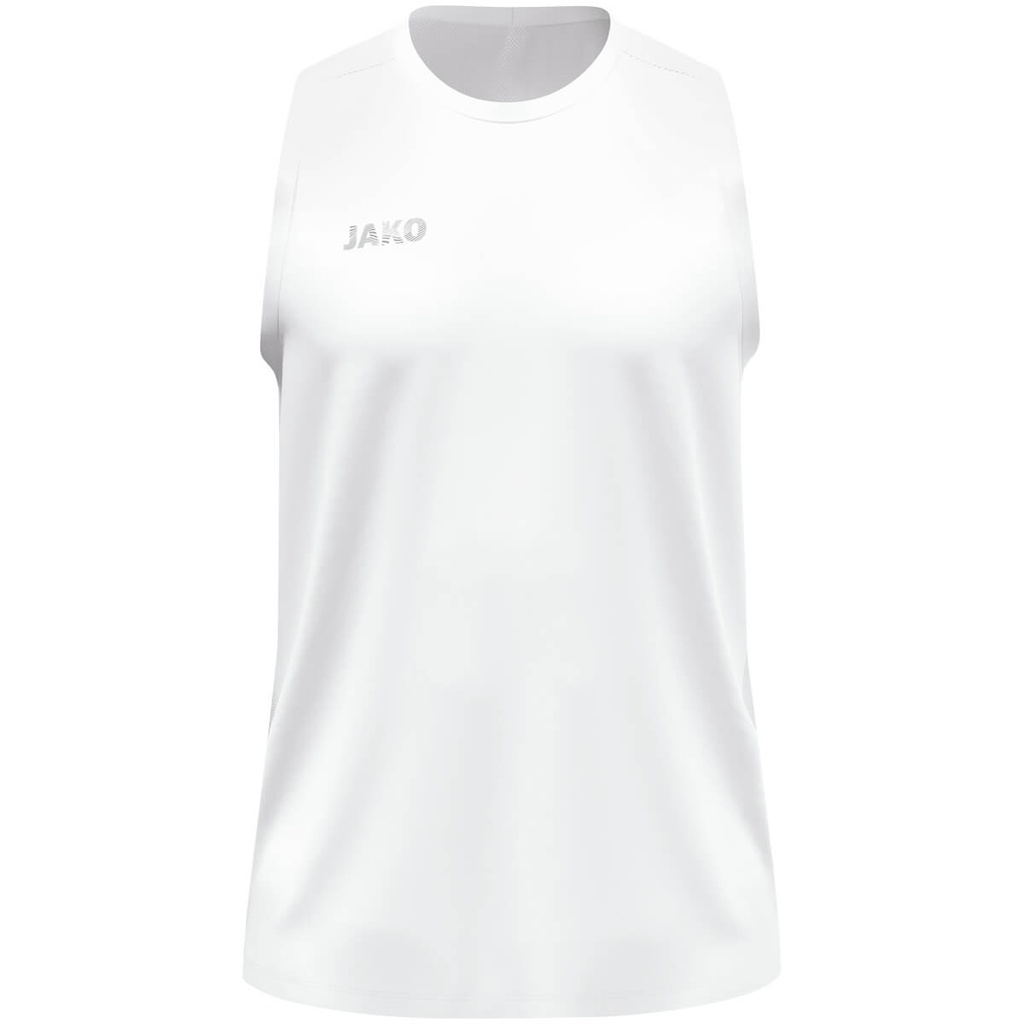 [6076000128] JAKO 6076 Tank Top Light Flow ENFANT (128, 000 Blanc)