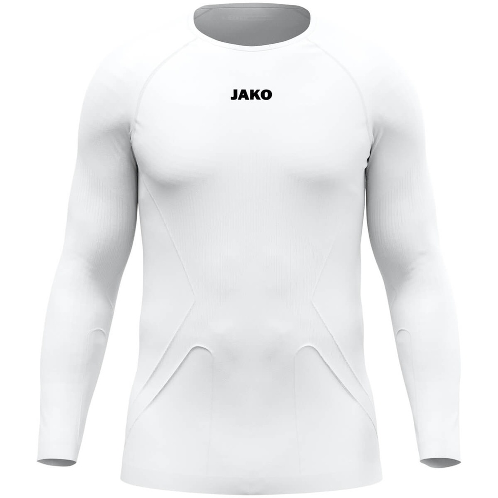 [6459000S] JAKO 6459 Maillot Léger ML (S, 000 Blanc)