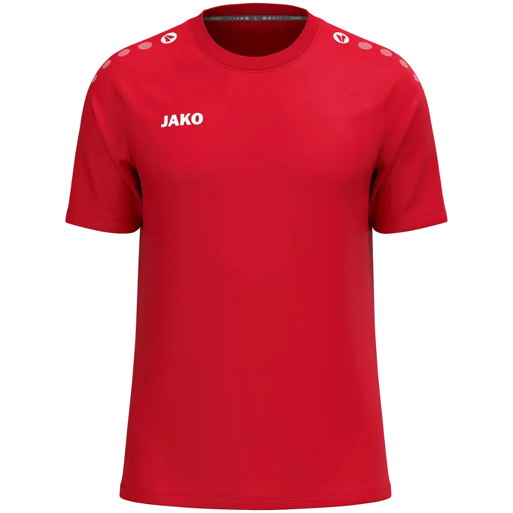 [6101B100104] JAKO 6101 T-shirt One Cotton ENFANT (104, 100 Rouge)