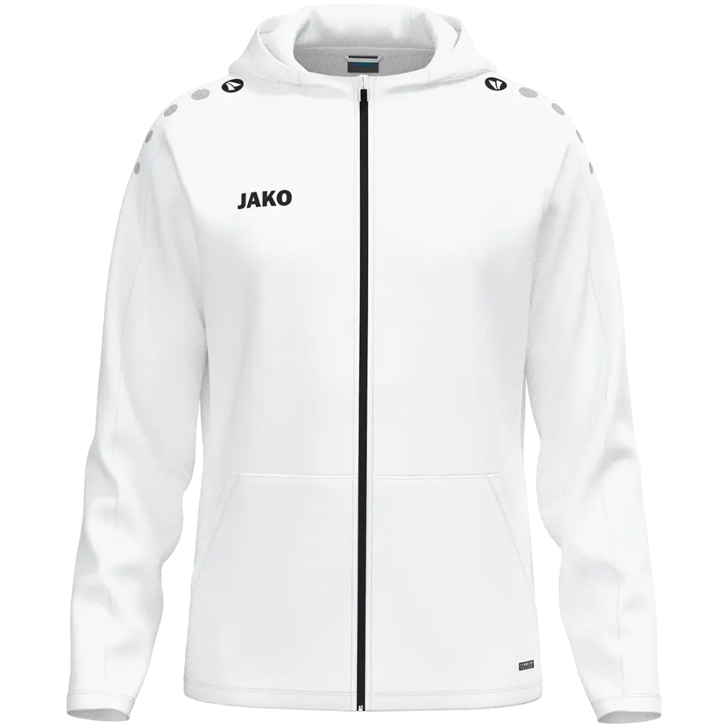 [6800000S] JAKO 6800 Veste à capuche One (S, 000 Blanc)