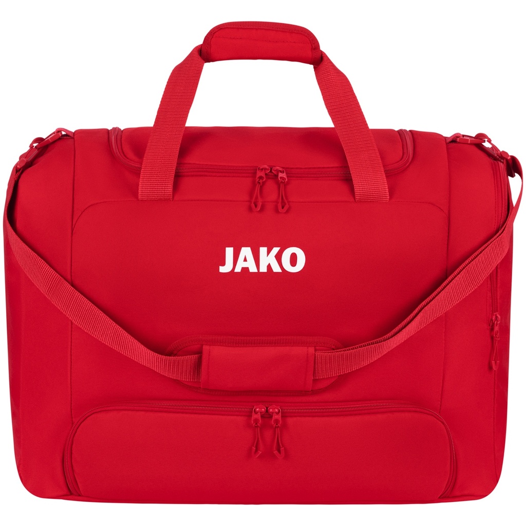 [2001100S] JAKO 2001 Sac de Sport One avec compartiment (100 Rouge, Bambini)
