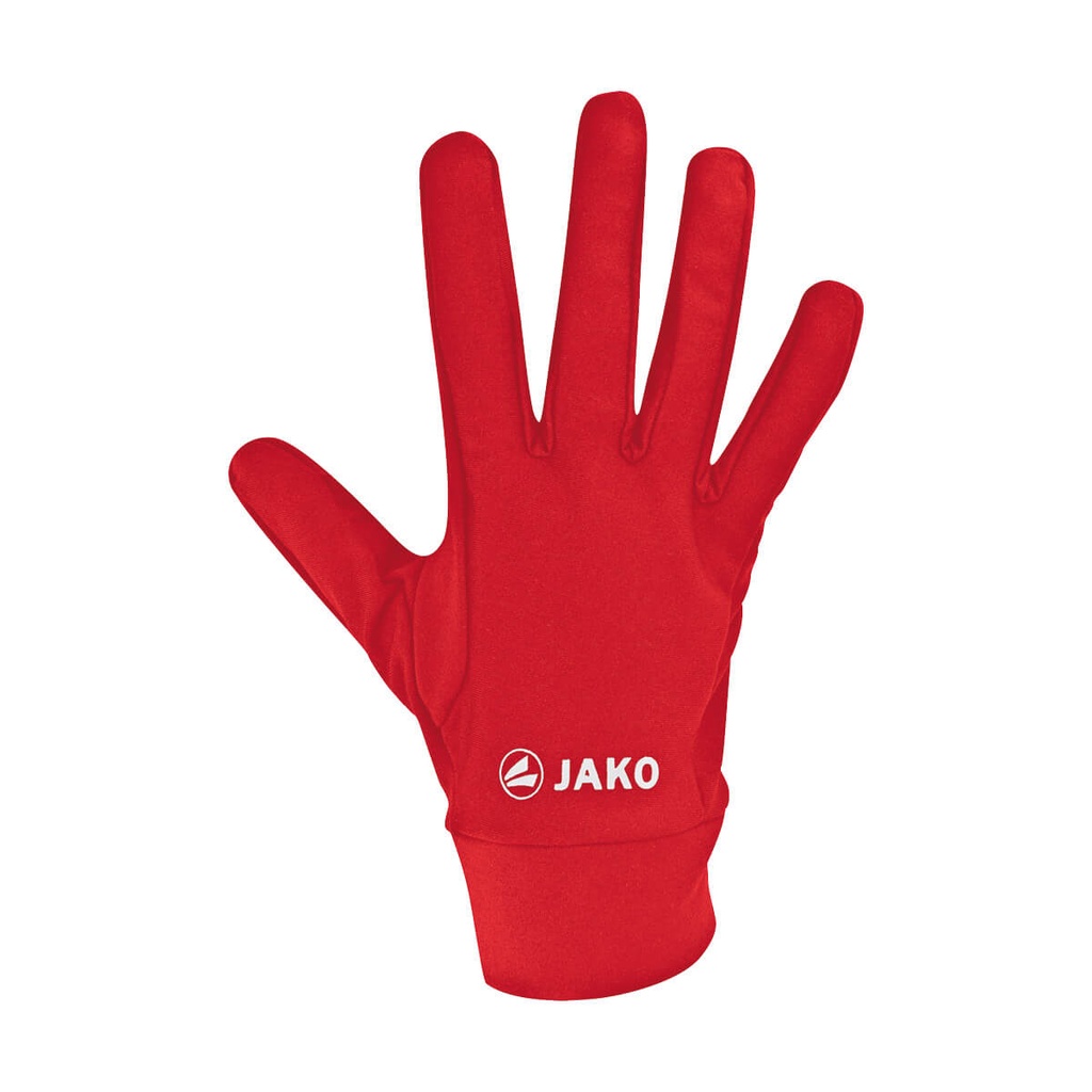 [1231014] JAKO 1231 Gants de joueur fonctionnels (01 Rouge, 4)