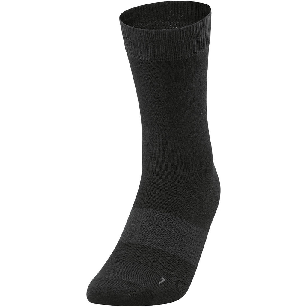 [3937083] JAKO 3937 Chaussettes de loisir - 3-pack (3 (35-38), 08 Noir)