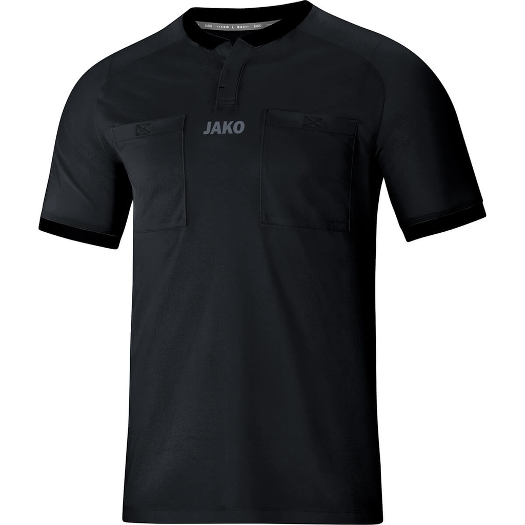 [427108XS] JAKO 4271 Maillot arbitre MC (XS, 08 Noir)