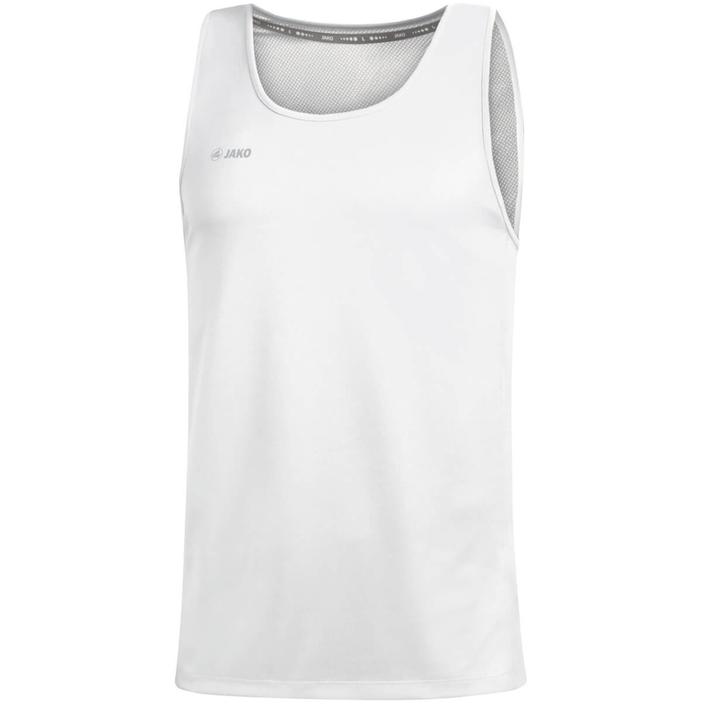[607500S] JAKO 6075 Tank top Run 2.0 (S, 00 Blanc)