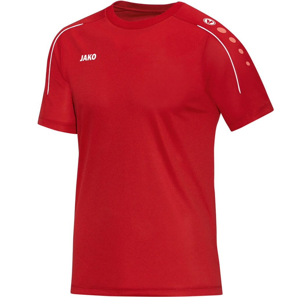 [615001S] JAKO 6150 T-shirt Classico (S, 01 Rouge)