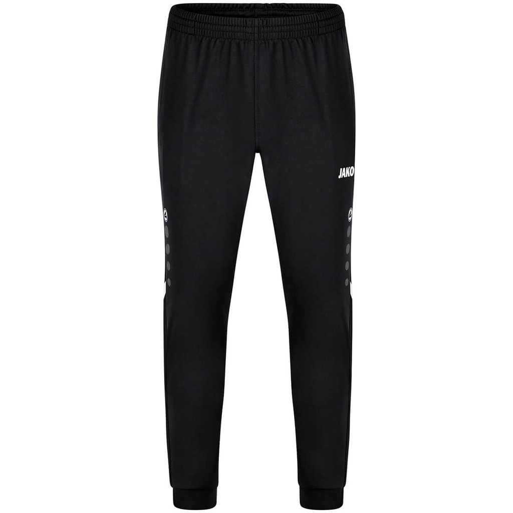 [9221802S] JAKO 9221 Pantalon polyester Challenge (S, 802 Noir/Blanc)
