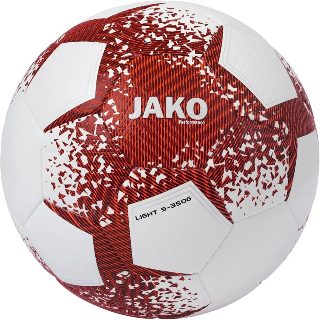 [23087025] JAKO 2308 Ballon Performance (702 blanc/rouge vin/orange fluo, 5)