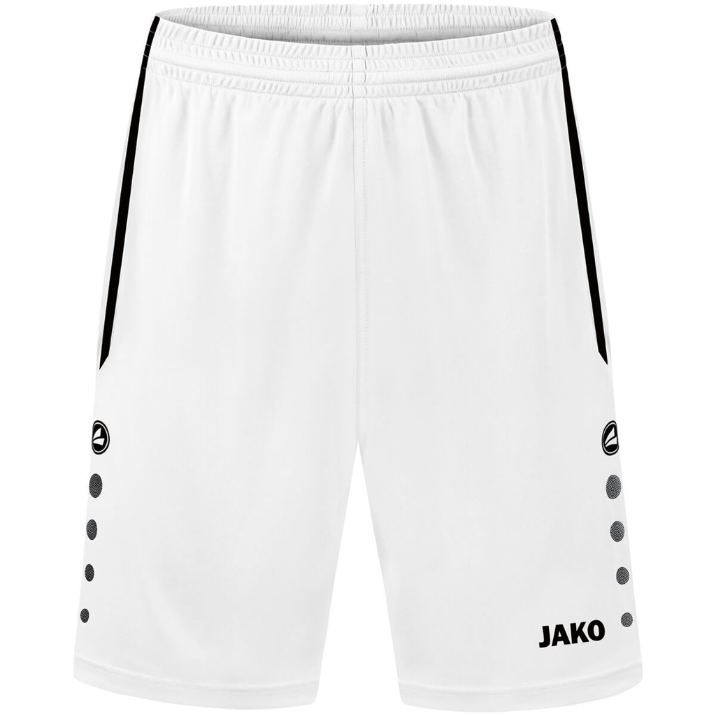 [4499000S] JAKO 4499 Short Allround (S, 000 Blanc)
