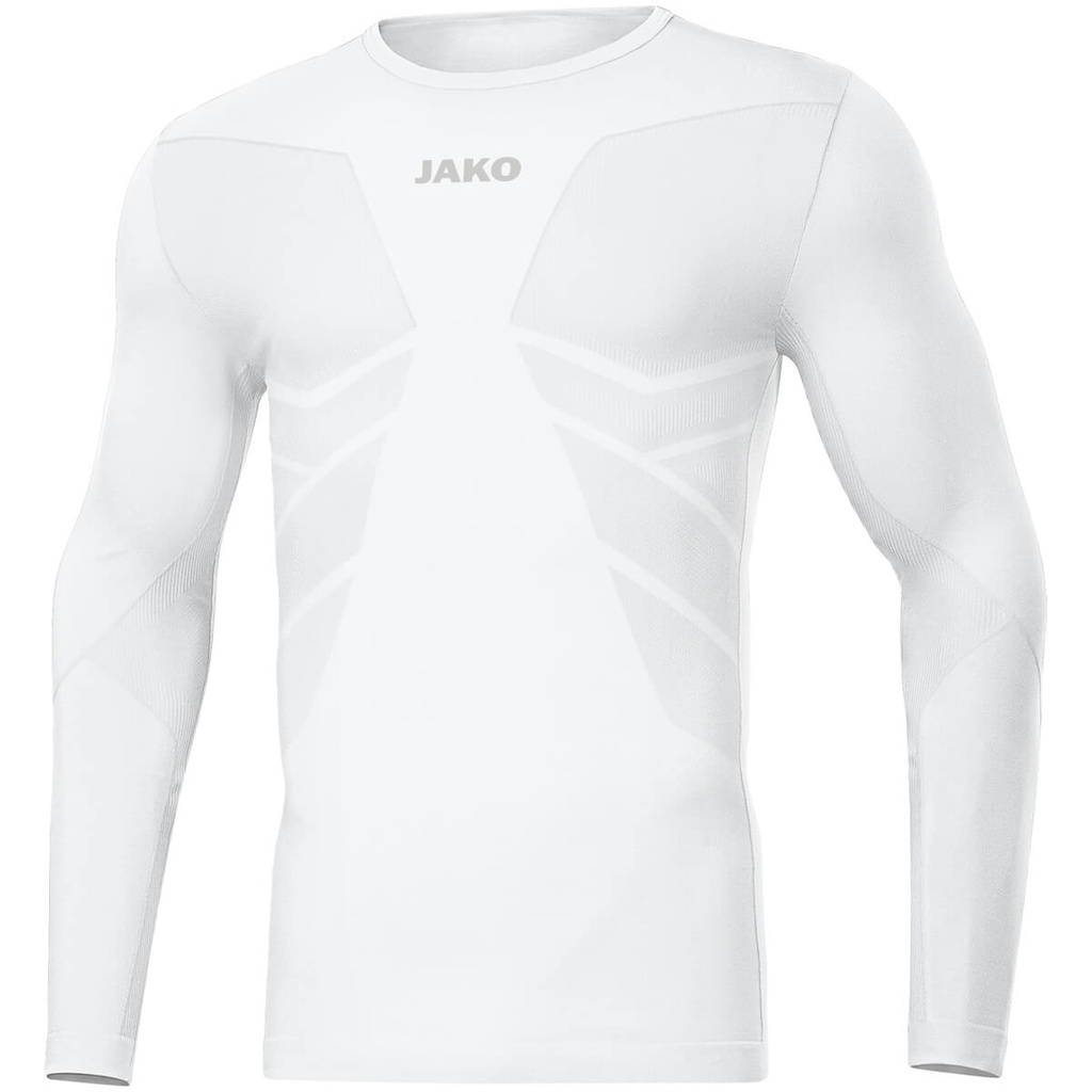 [6456000S] JAKO 6456 Maillot Comfort Recyclé (S, 000 Blanc)