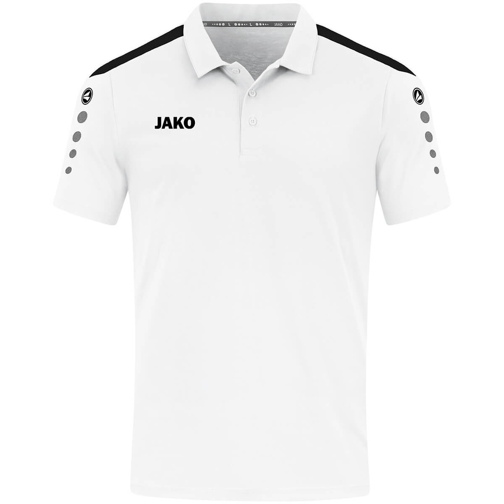 [6323000140] JAKO 6323 Polo Power - ENFANT (140, 000 Blanc)