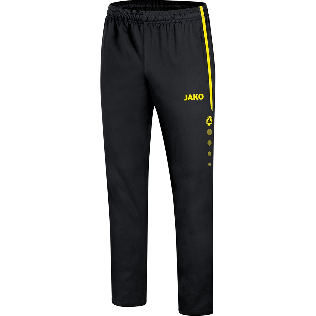 JAKO 6519 Pantalon de loisir Striker 2.0 (M, 33 Noir/Jaune fluo)