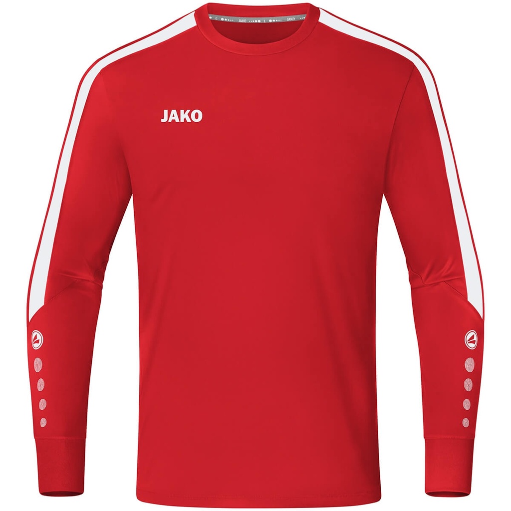 [8923100S] JAKO 8923 Maillot de gardien Power (S, 100 Rouge)